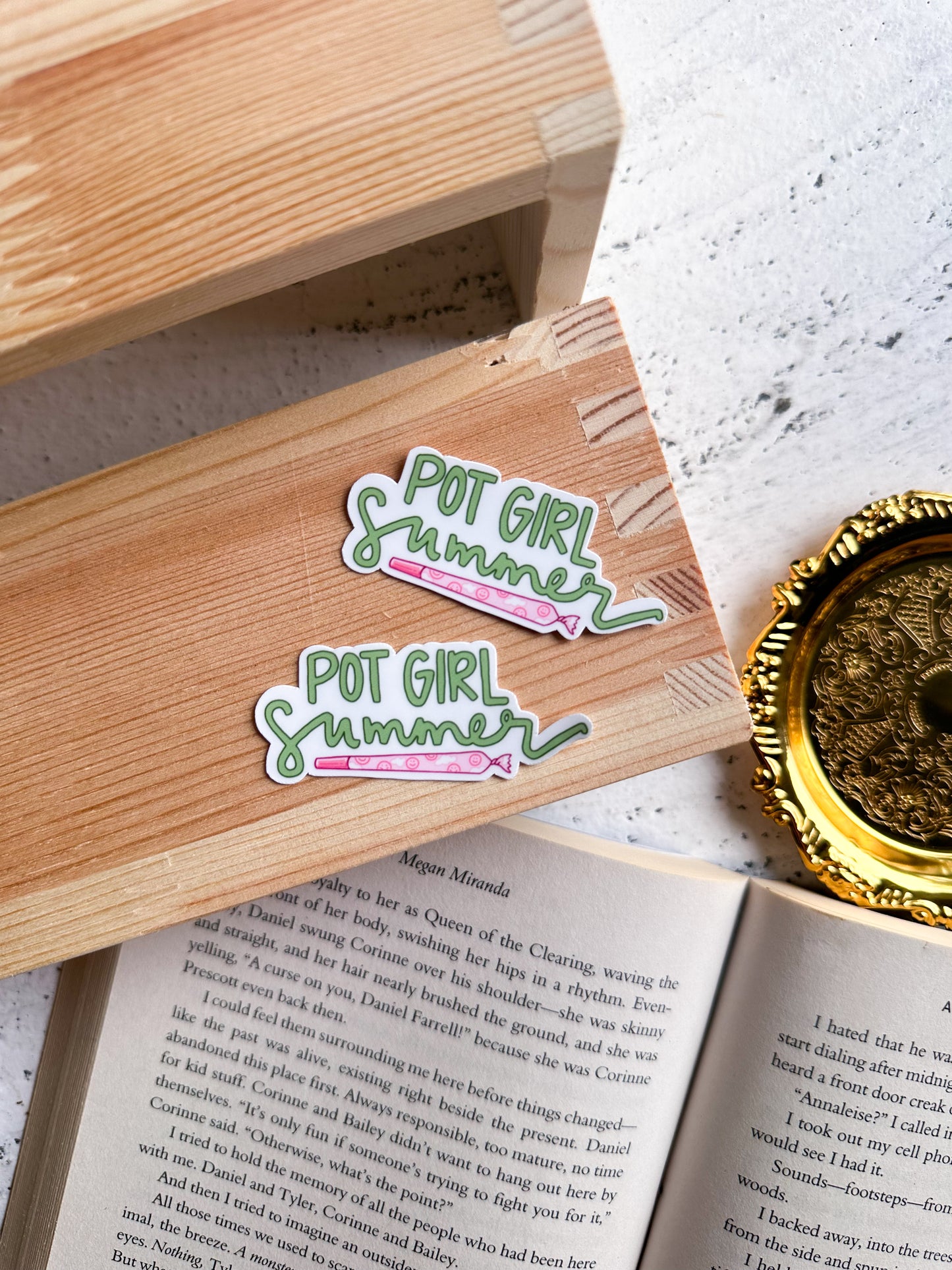 SALE Pot Girl Summer Sticker