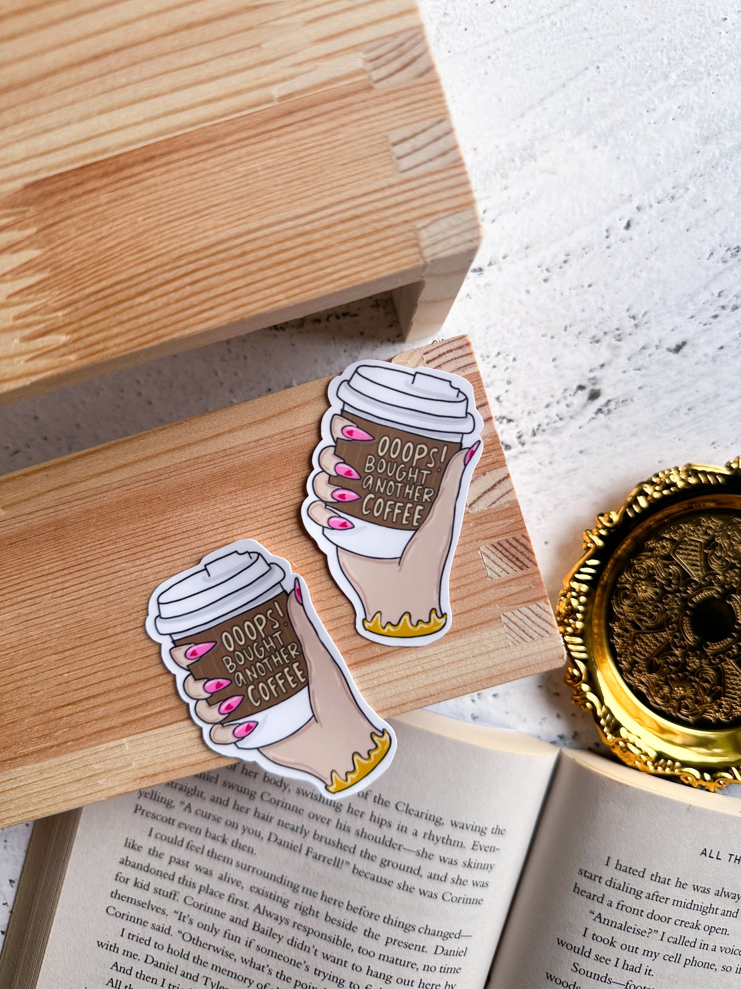 Ooops, Bought Another Coffee Sticker