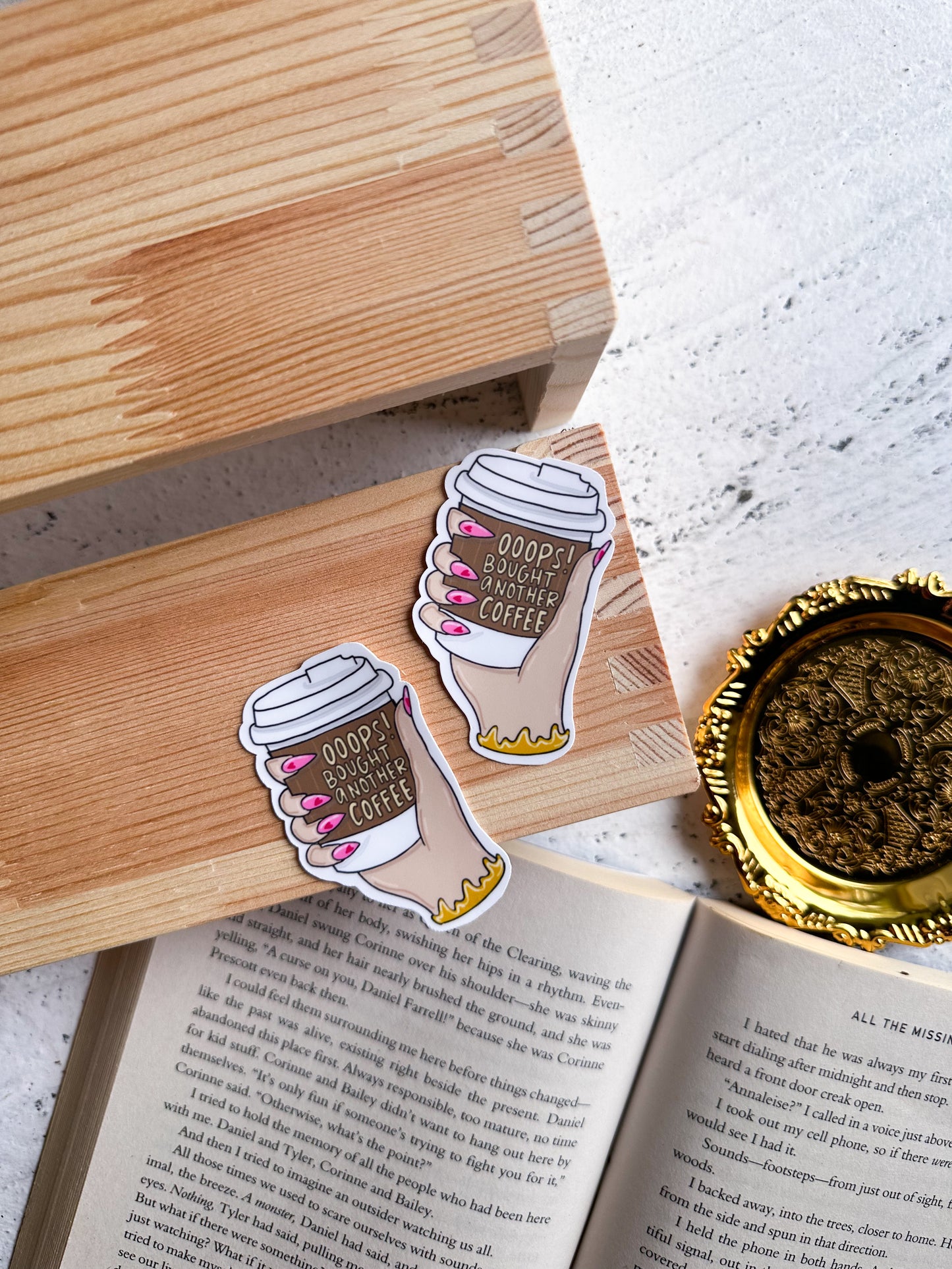 Ooops, Bought Another Coffee Sticker