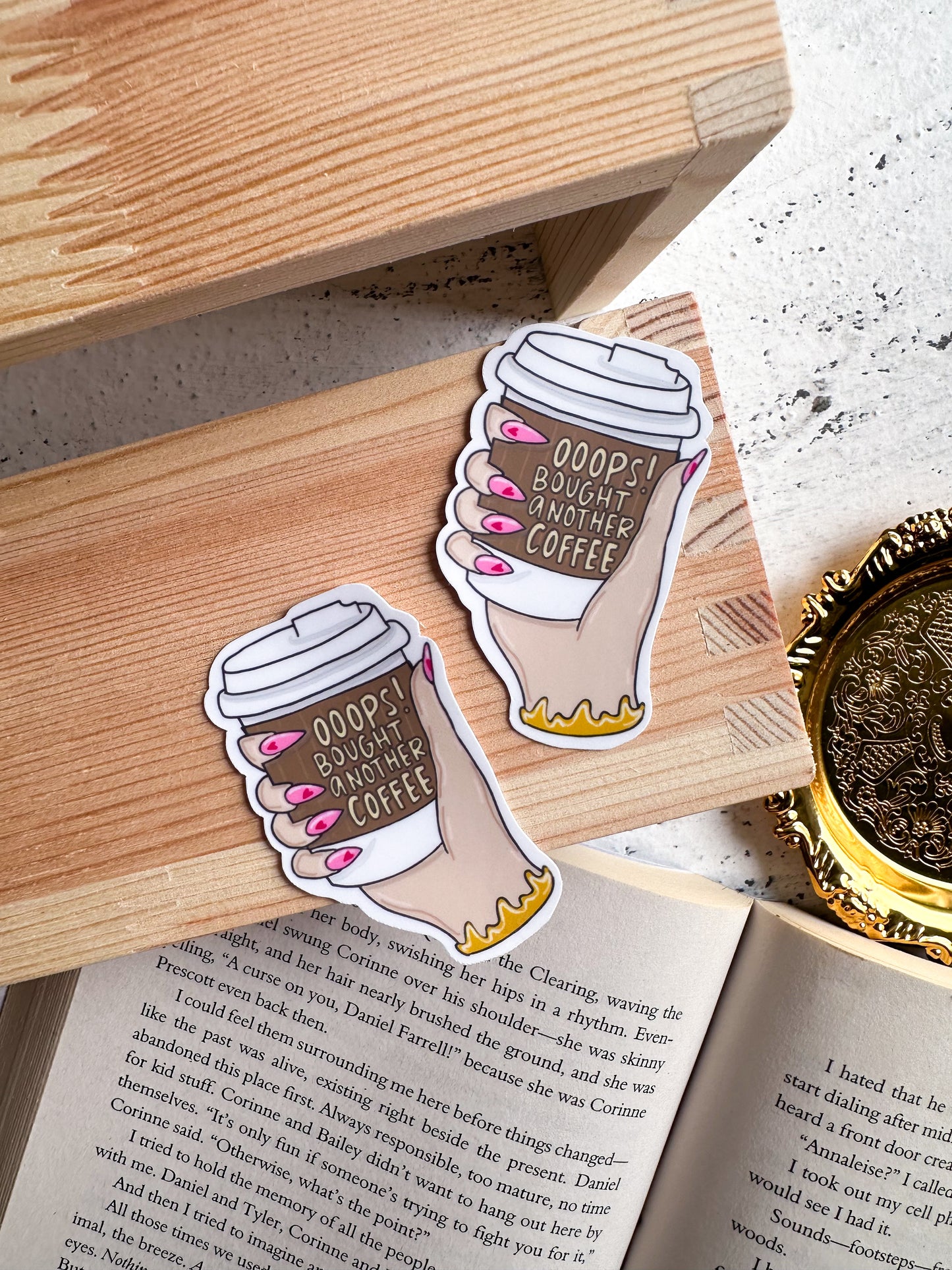 Ooops, Bought Another Coffee Sticker