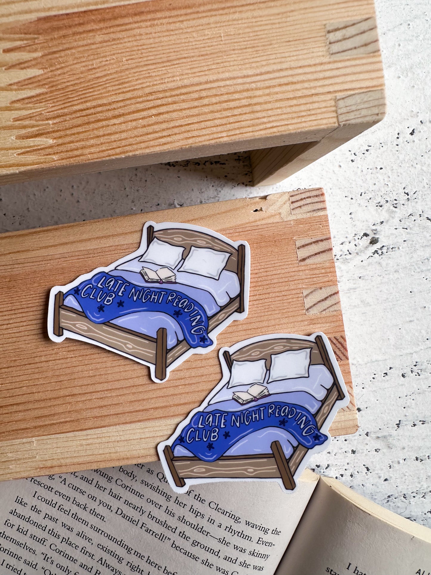 Late Night Reading Club Sticker