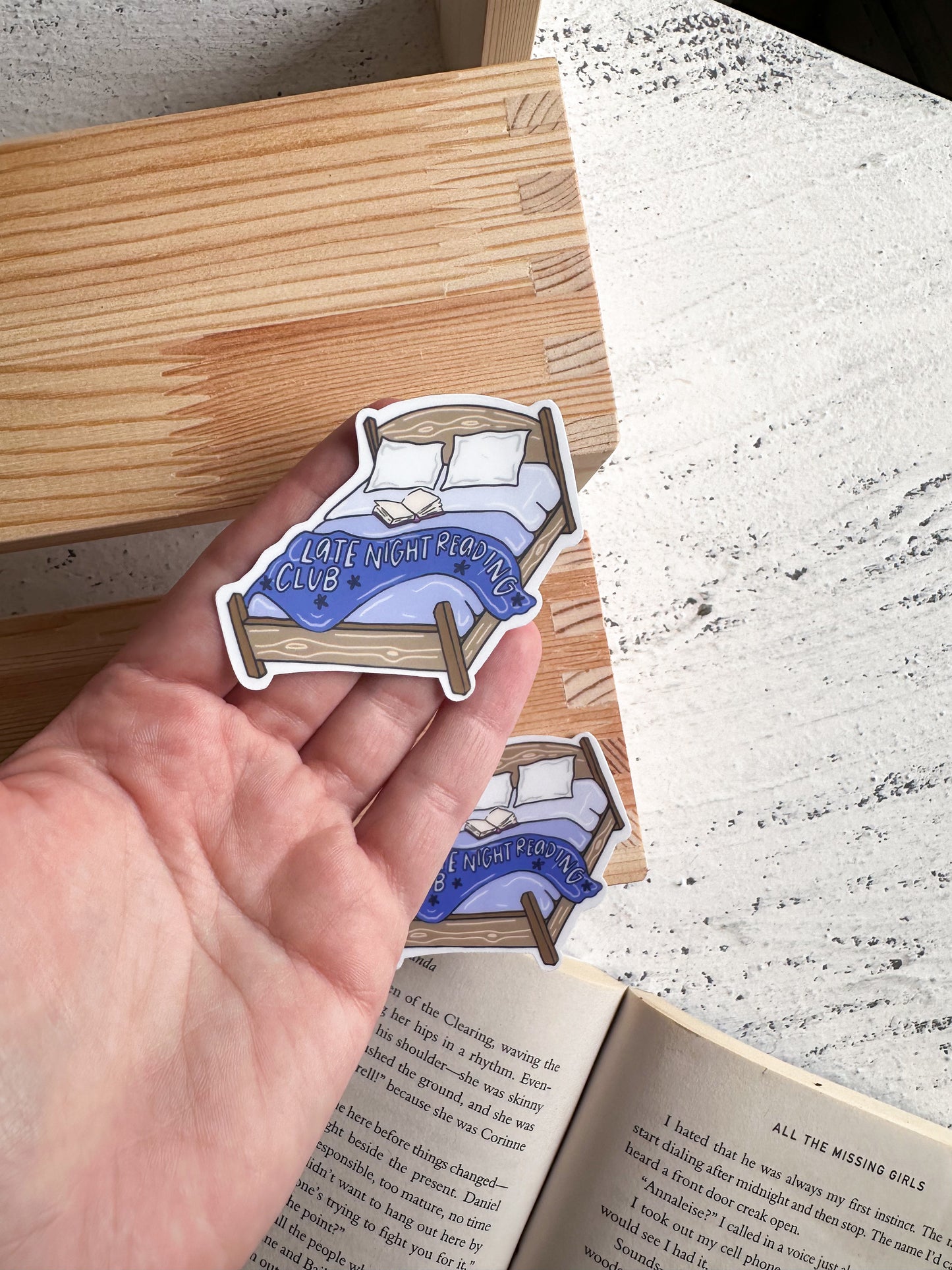 Late Night Reading Club Sticker