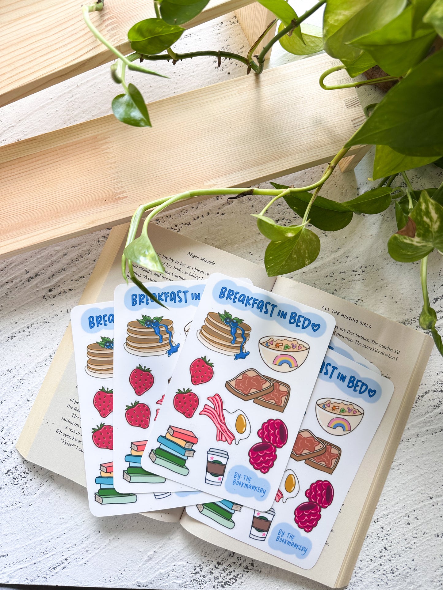 SALE Breakfast In Bed Sticker Sheet