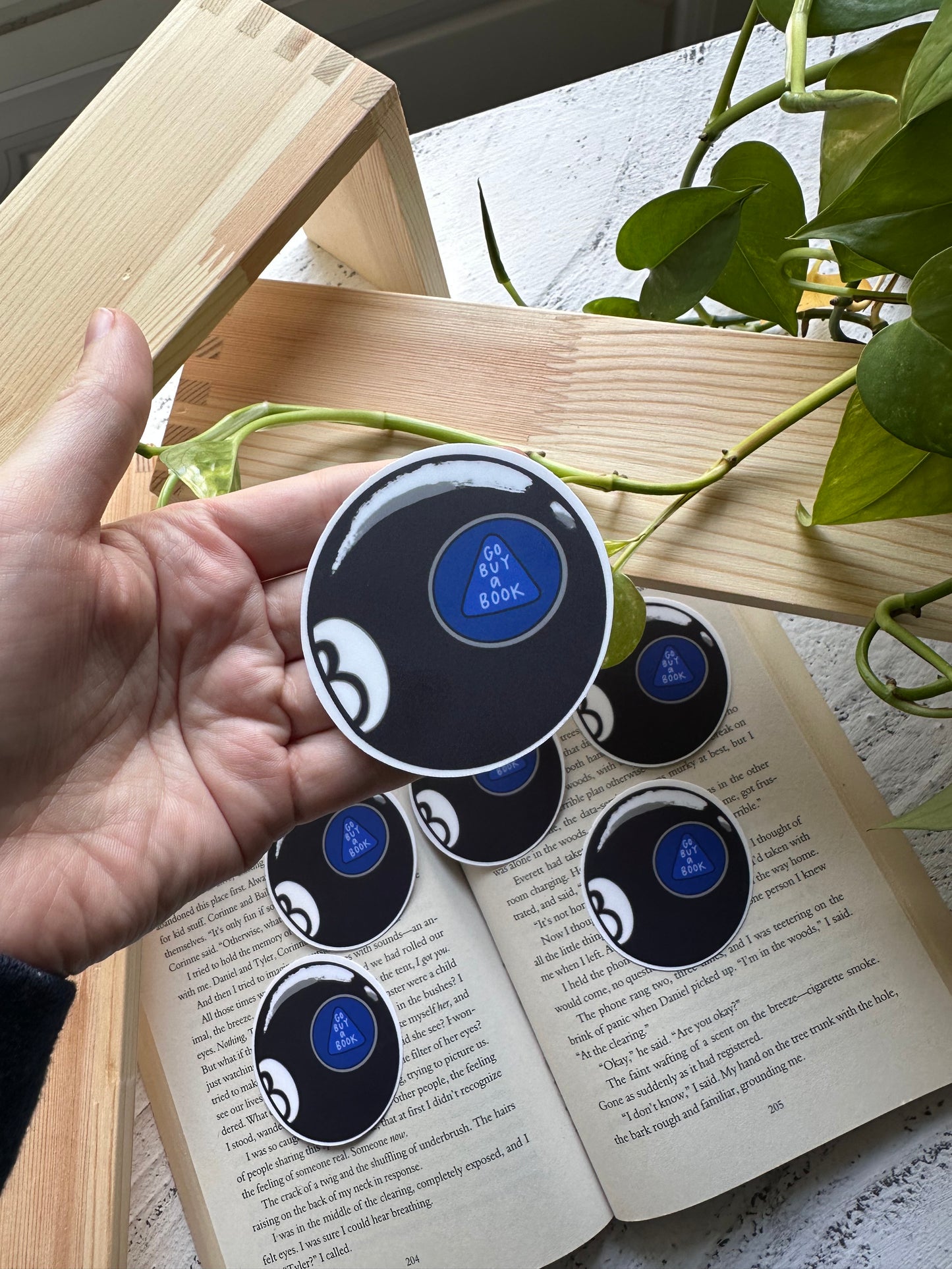 Magic 8 Ball Advice Sticker