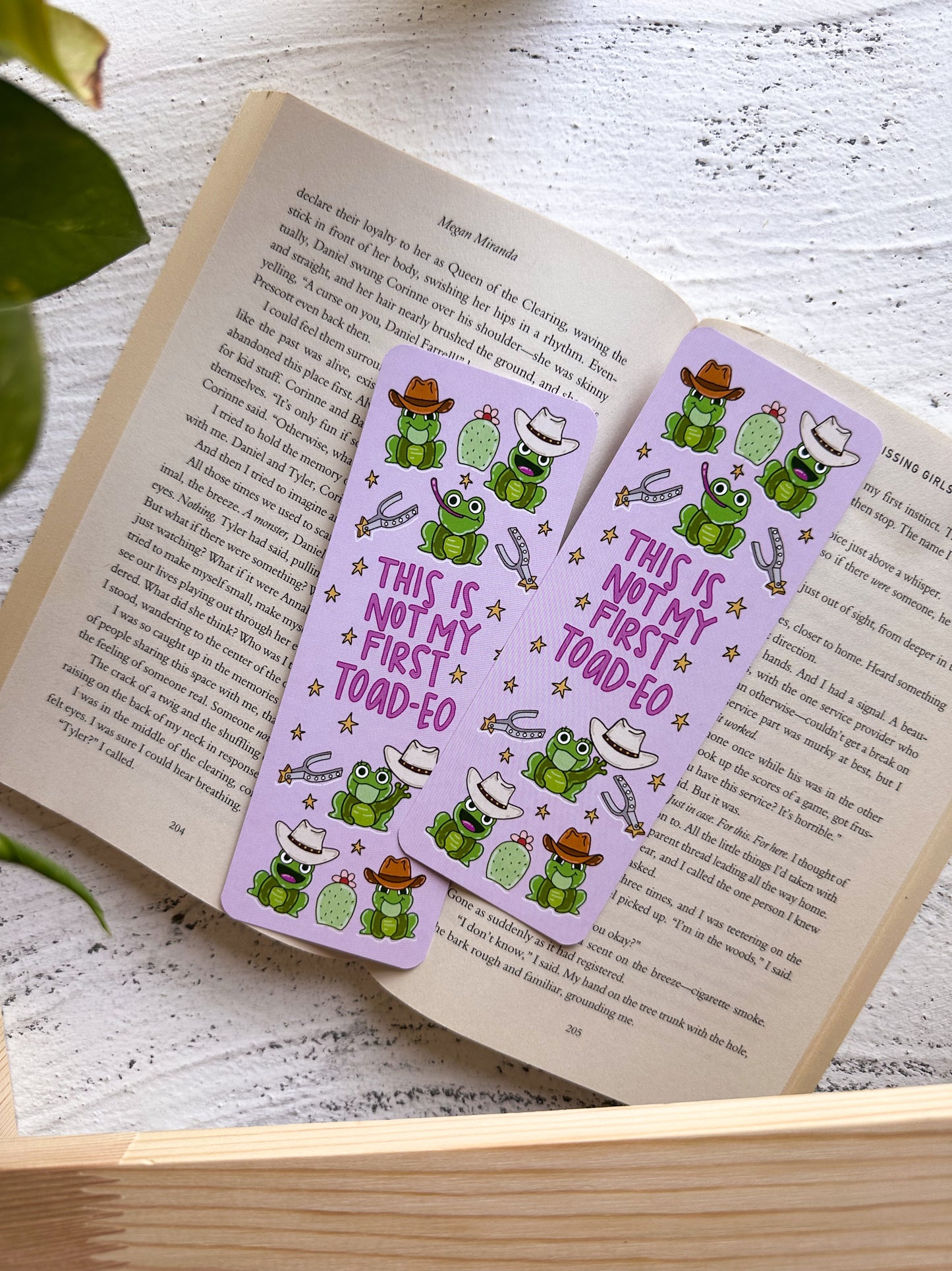 Not My First Toad-eo Bookmark