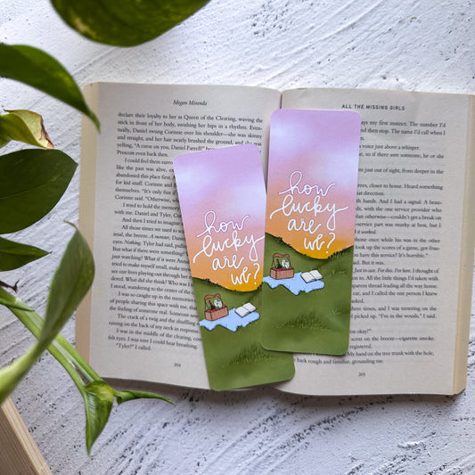 How Lucky Are We Bookmark