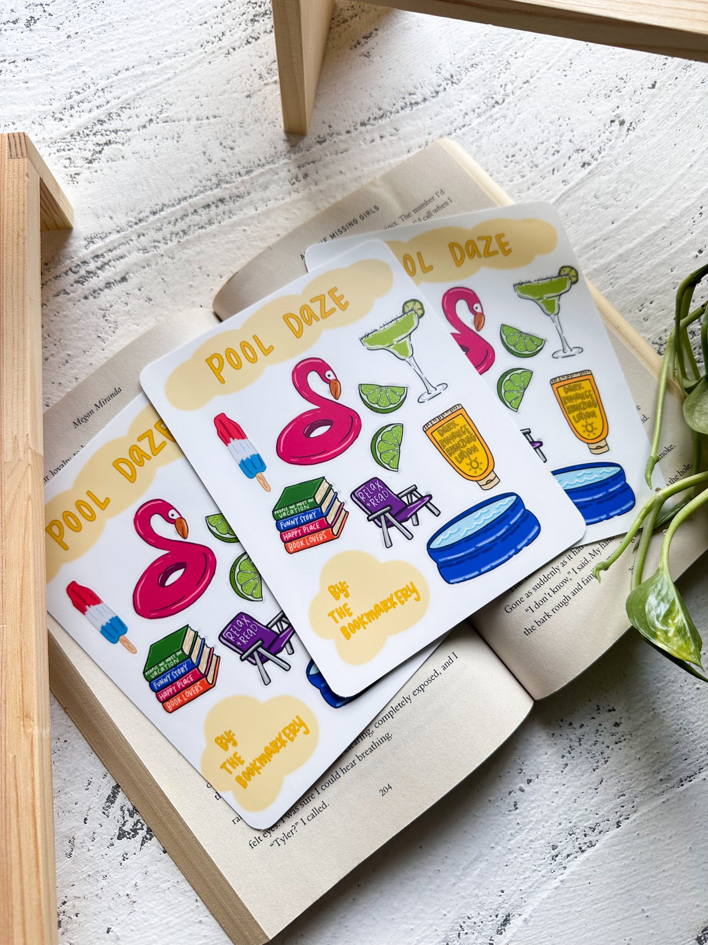SALE Pool Daze Sticker Sheet