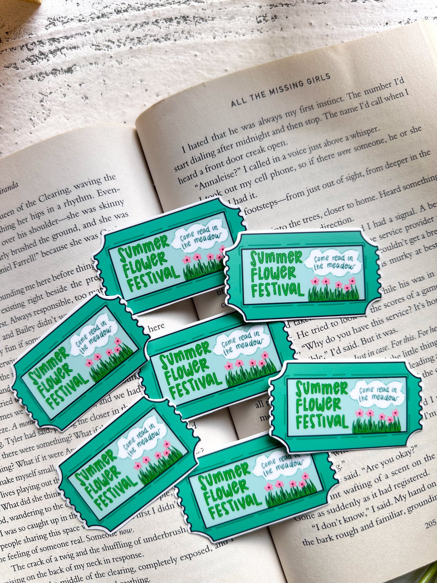 SALE Summer Flower Festival Sticker