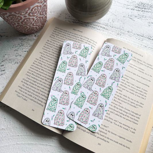 Floral Ghosties Bookmark