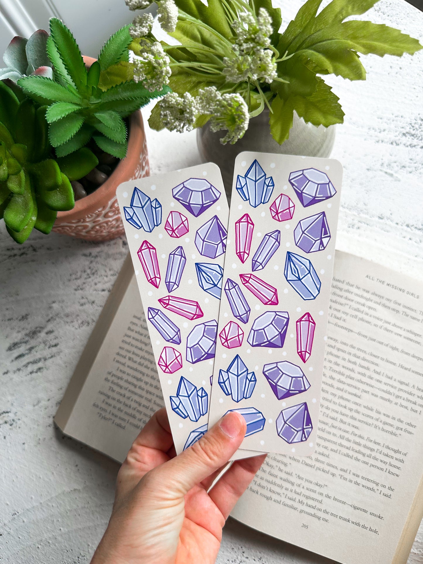 Magic Crystals Bookmark