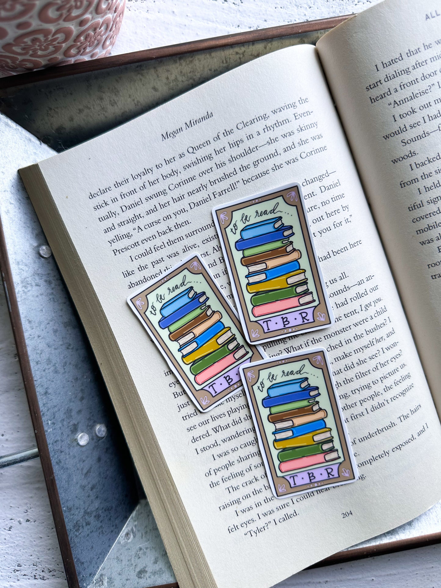 TBR Tarot vinyl sticker