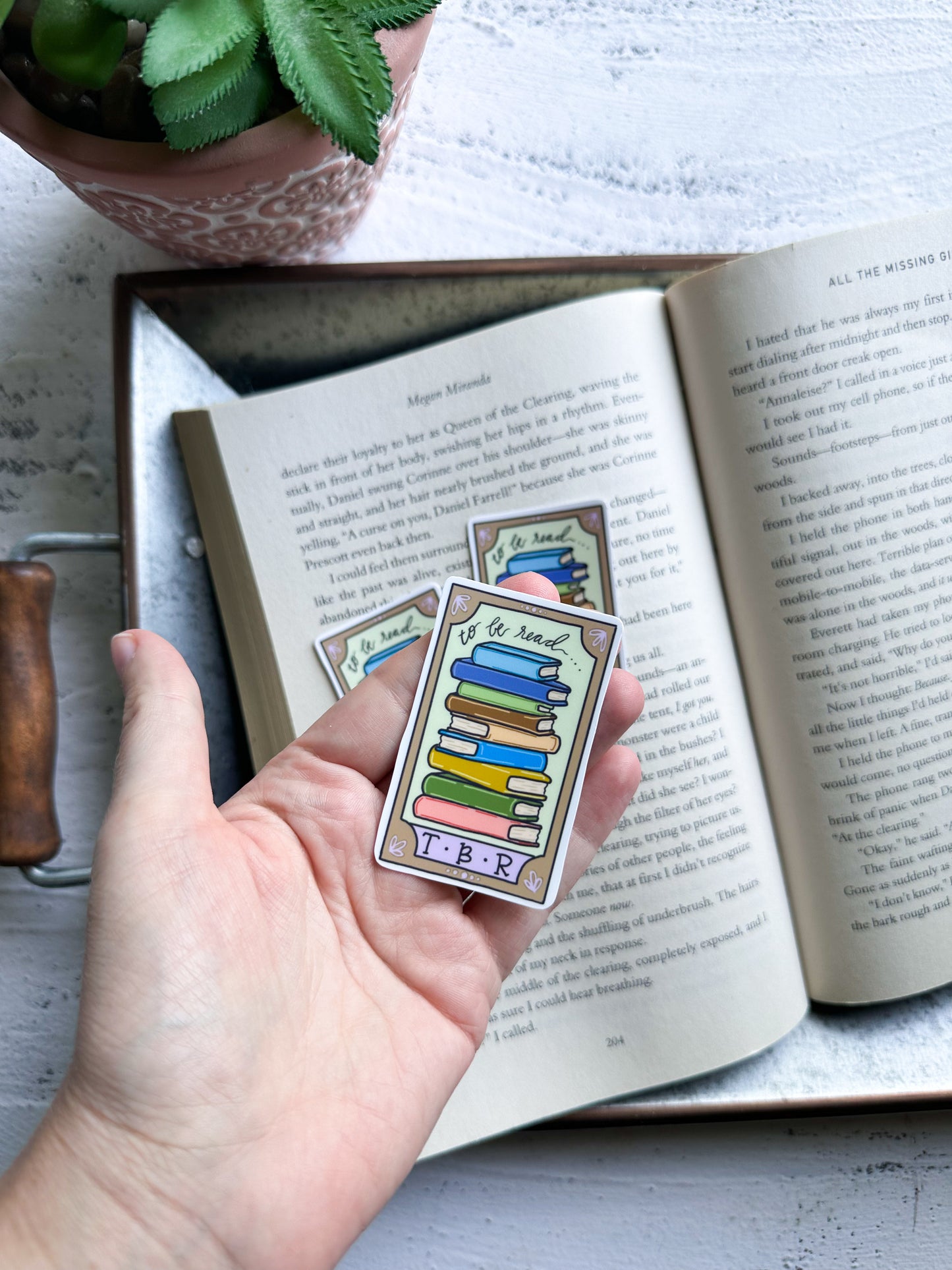 TBR Tarot vinyl sticker