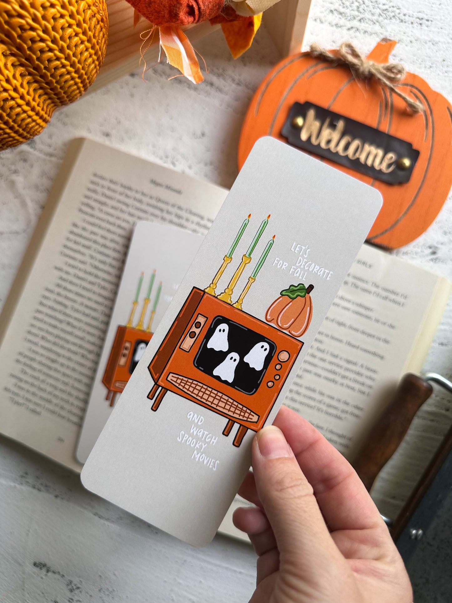 Let's Decorate for Fall and Watch Movies Bookmark