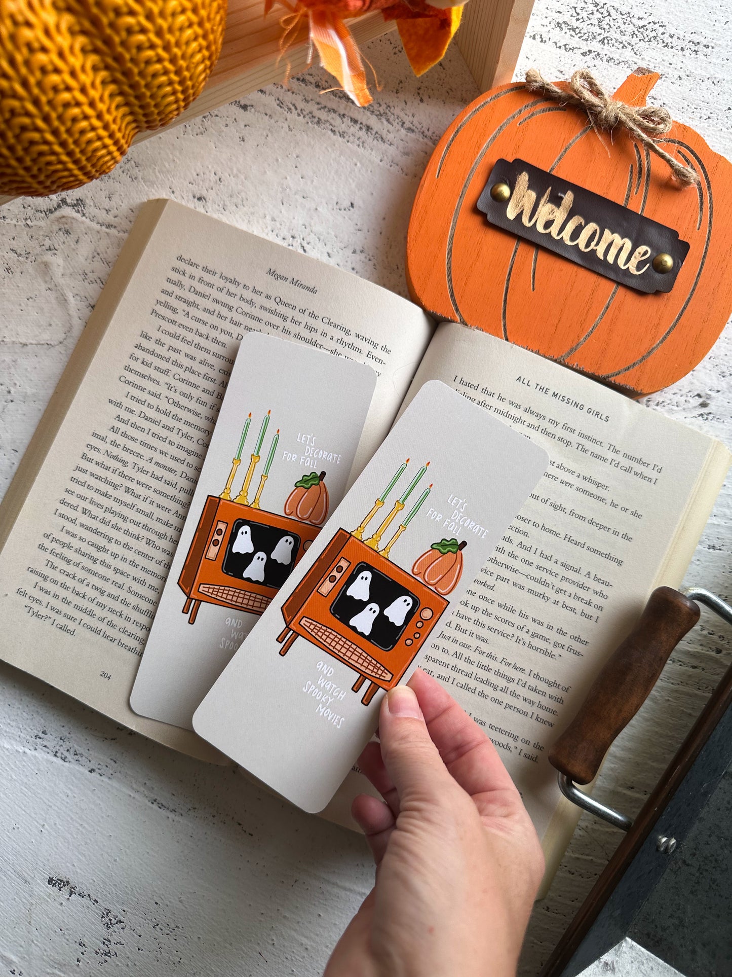 Let's Decorate for Fall and Watch Movies Bookmark